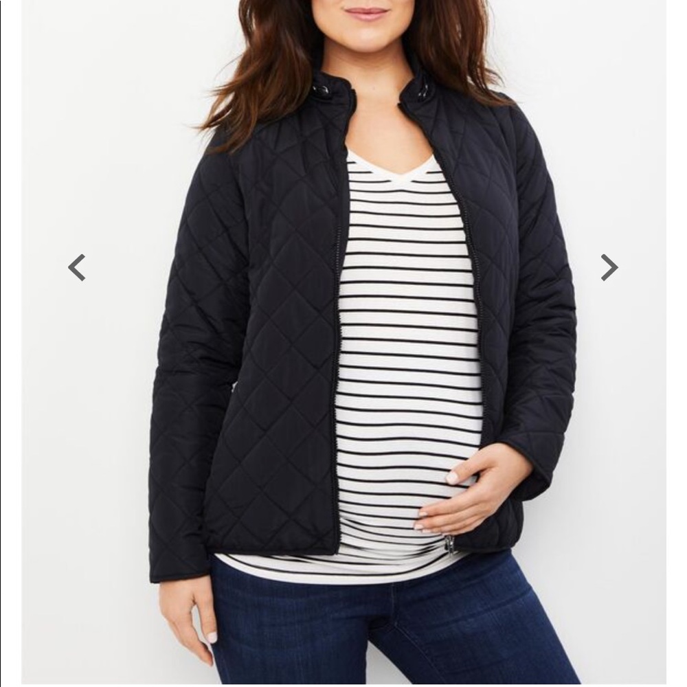 Maternity Puffer Quilted Coat